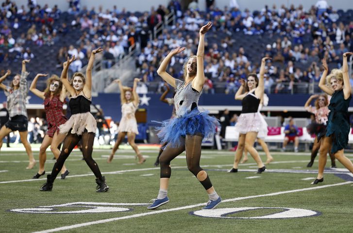 NFL cheerleaders dress up for Halloween