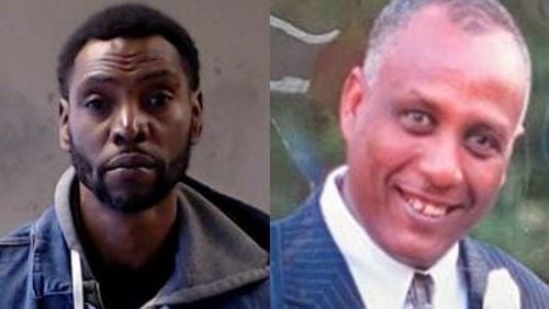 Ronnie Miller (left) was arrested and charged in the death of Tesfaye Birru (right).