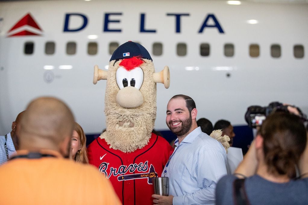 Delta unveils Braves World Champions plane in honor of World Series win