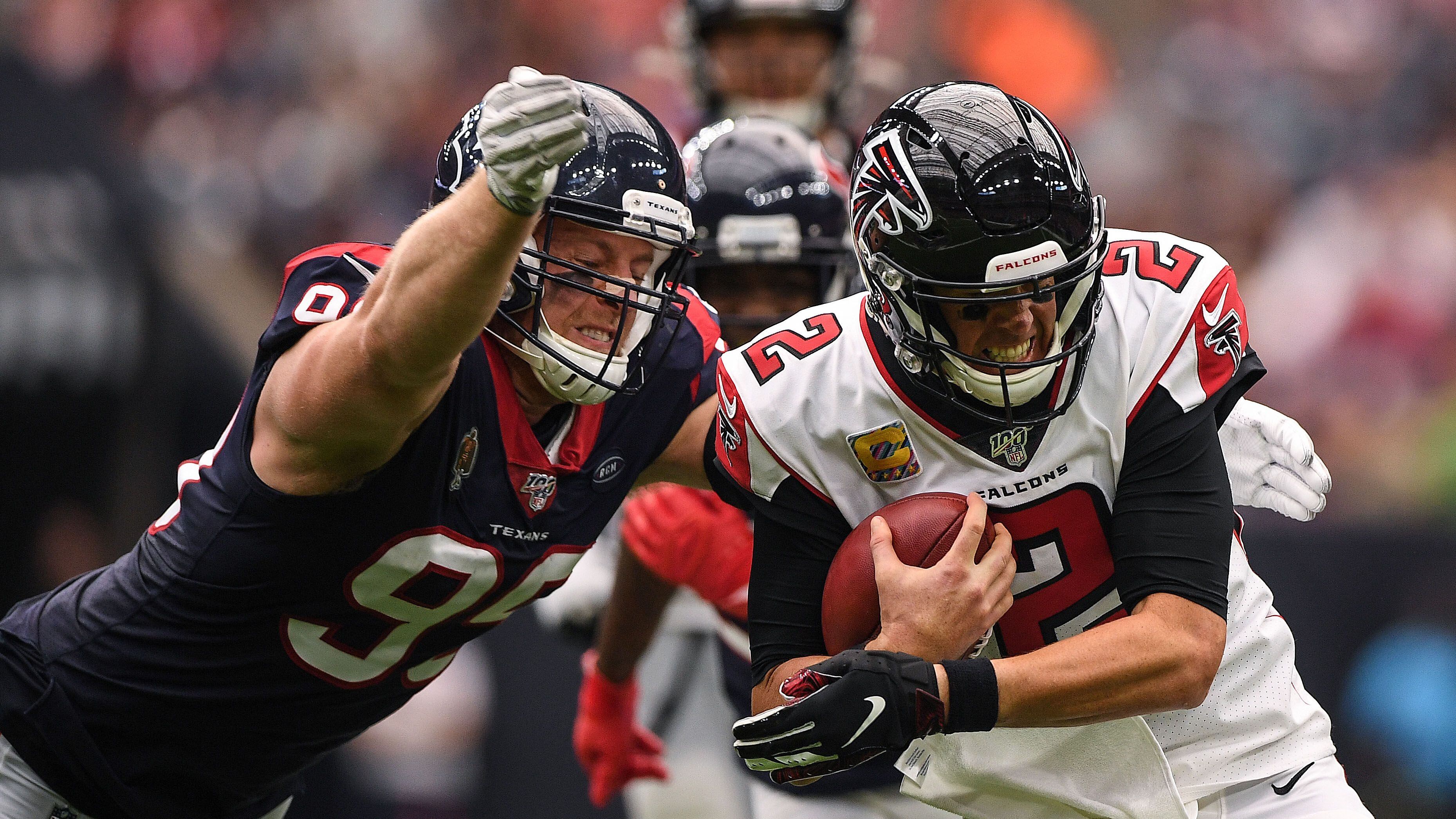 Watson, offense bounce back as Texans rout Falcons