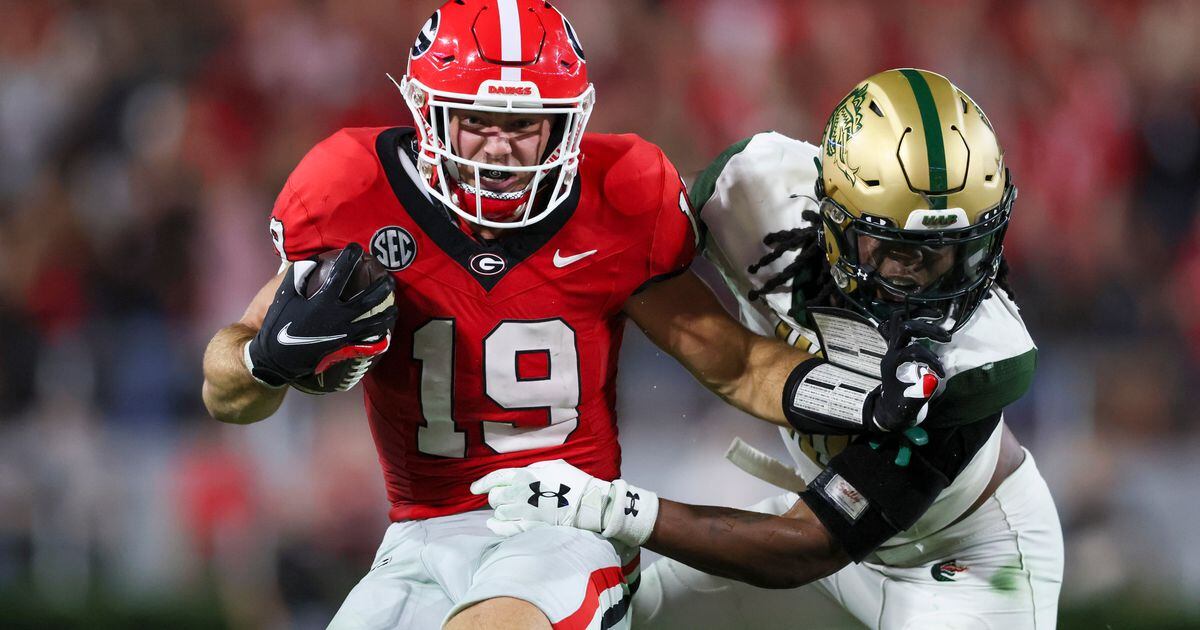 The Georgia Football Brock Bowers John Mackey Award Winner Home