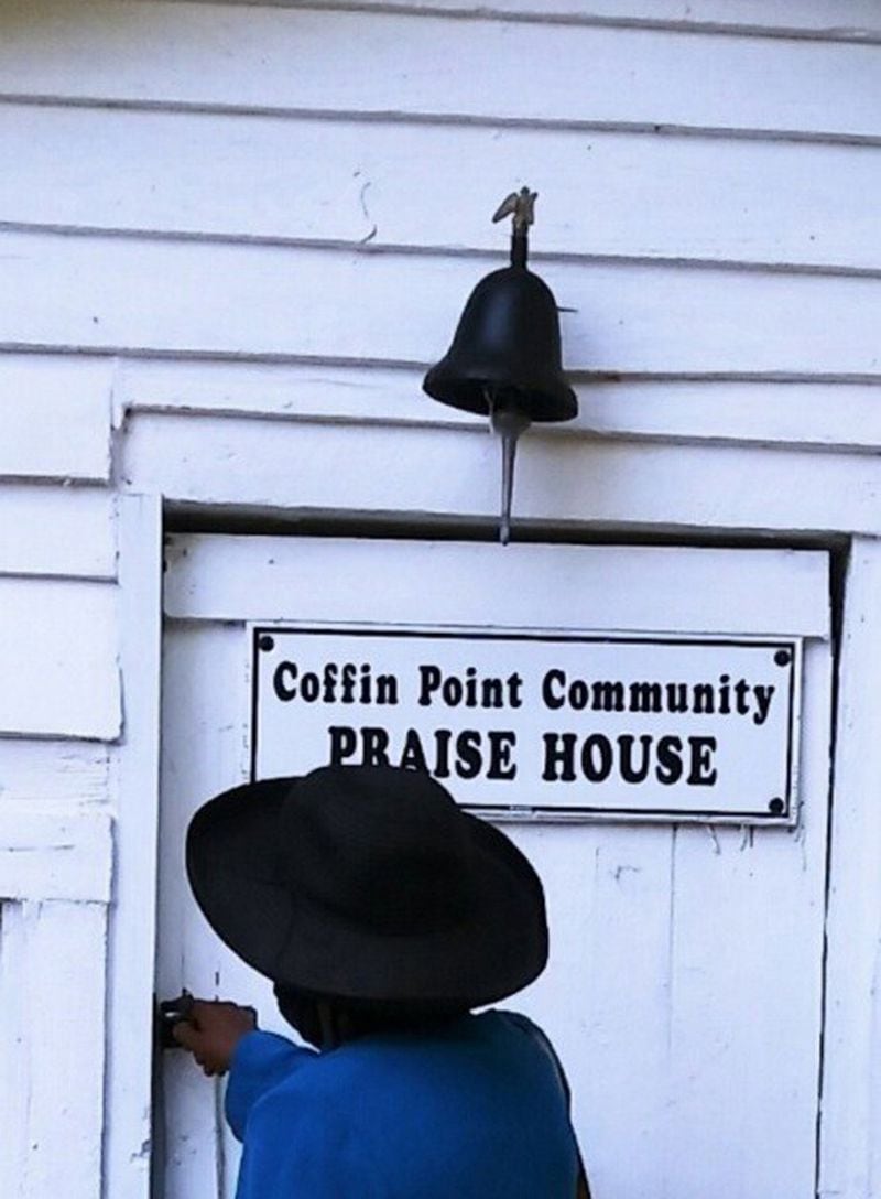 Rosa Middleton is presently the caretaker for the Coffin Point Praise House on St Helena Island, The original praise house was built in the 1800s on a plantation. Contributed.
