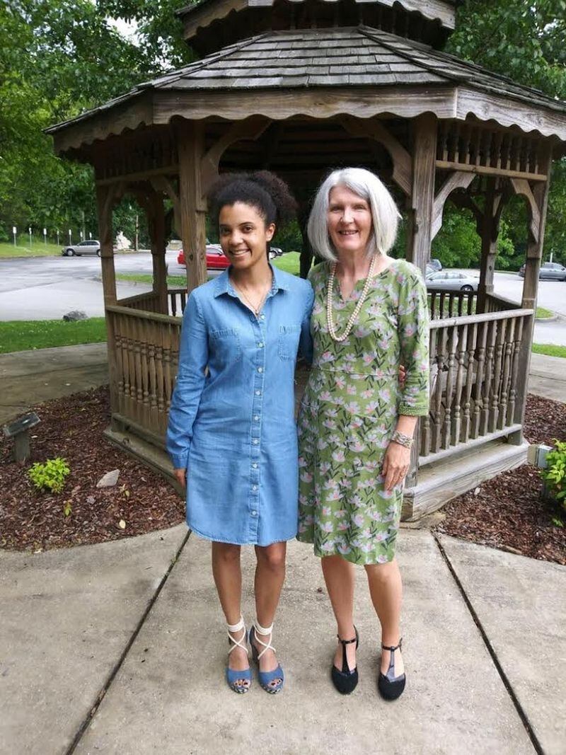 Stephanie George (left) calls her mother Lynda Thomas (right), who suffered a traumatic brain injury nearly four years ago, one of the strongest people she knows. CONTRIBUTED