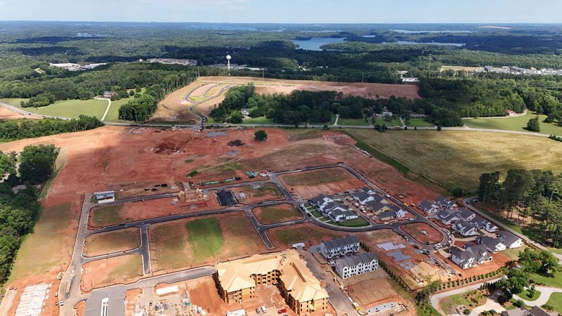With metro Atlanta still suffering from scarce housing, Providence Group is developing a 512-unit  housing project in Cumming that will include townhomes, condos and single-family houses. Courtesy