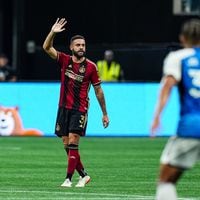 Atlanta United defender Derrick Williams during the first half of the match against the Charlotte FC at Mercedes-Benz Stadium in Atlanta, GA on Sunday June 2, 2024. (Photo by  Madelaina Polk/Atlanta United)