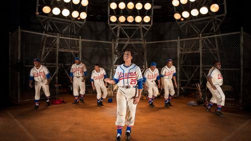 Actor Kedren Spencer leads the cast of Alliance Theater’s production of “Toni Stone,” which dramatizes life in the Negro Leagues in the 1950s.
Courtesy of Michael Brosilow