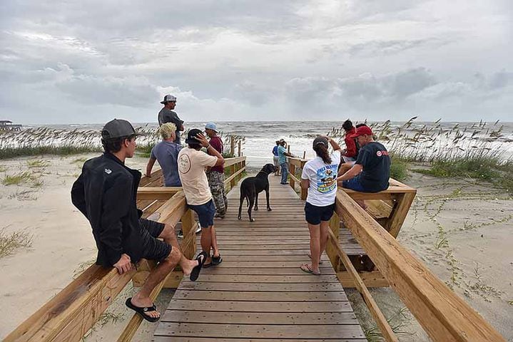 PHOTOS: Hurricane Dorian’s outer bands reach South Georgia