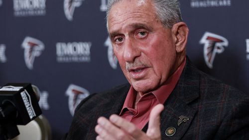 Falcons owner Arthur Blank.