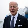 President Joe Biden speaks the the media after stepping off Air Force One at Dover Air Force Base in Delaware, Friday, Sept. 27, 2024, to spend the weekend at his beach home in Rehoboth Beach, Del. (AP Photo/Susan Walsh)