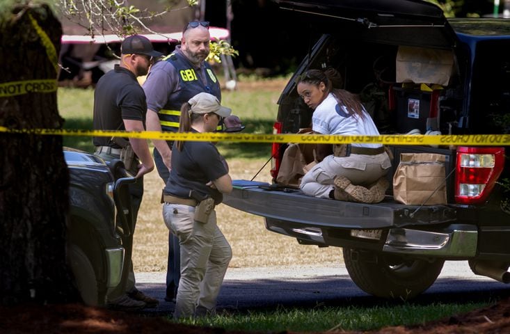 A Carroll County sheriff's deputy was taken to a hospital after being shot Tuesday morning, AUG. 20, 2024 according to officials. GBI agents are handling the investigation. Details are limited, but the deputy was flown to Grady Memorial Hospital in “very critical condition,” spokesperson Ashley Hulsey told The Atlanta Journal-Constitution at the scene. The suspected shooter is dead, Hulsey confirmed.  (John Spink/AJC)