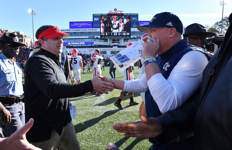 Georgia football-Georgia Tech-rivalry-coaching change