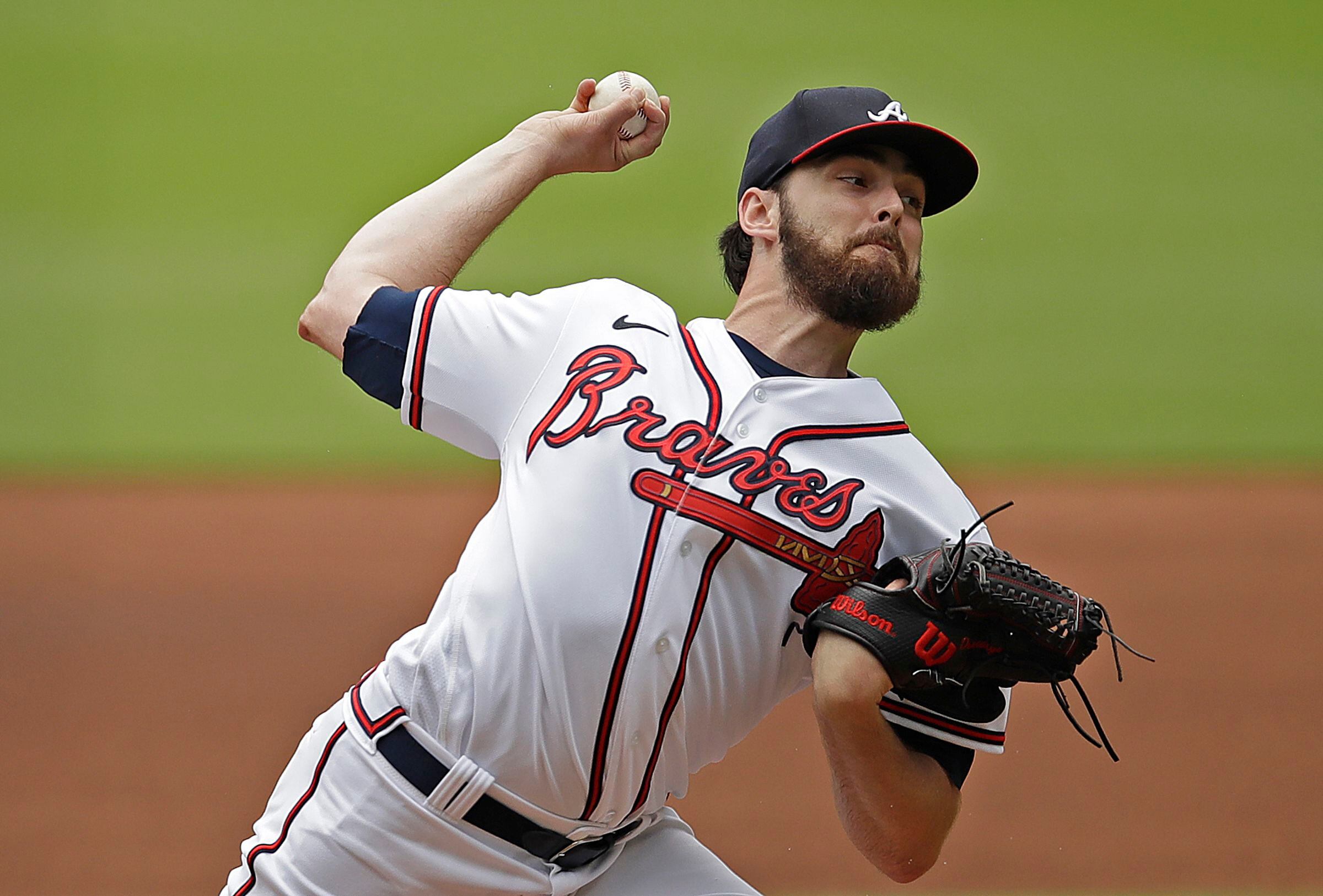 ATLANTA, GA - JUNE 10: Dylan Lee (52) of the Atlanta Braves