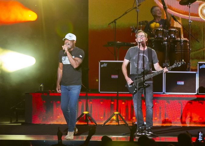 Hootie and the Blowfish rocked out for a packed crowd at Ameris Bank Amphitheatre on the Summer Camp with Trucks tour Friday September 20, 2024, at Ameris Bank Amphitheatre in Alpharetta. (Photo: Ryan Fleisher for The Atlanta Journal-Constitution) 