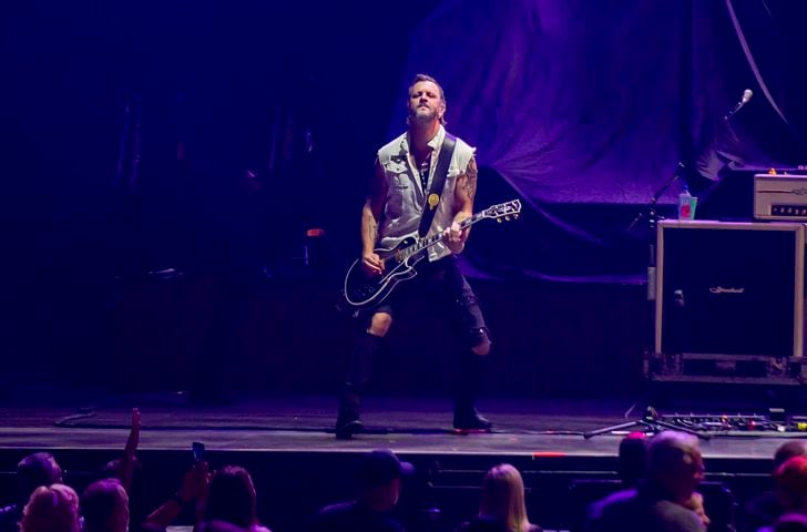 Hometown heroes Collective Soul rocked out for a packed crowd at Ameris Bank Amphitheatre on the Summer Camp with Trucks tour Friday September 20, 2024. (Photo: Ryan Fleisher for The Atlanta Journal-Constitution)  
