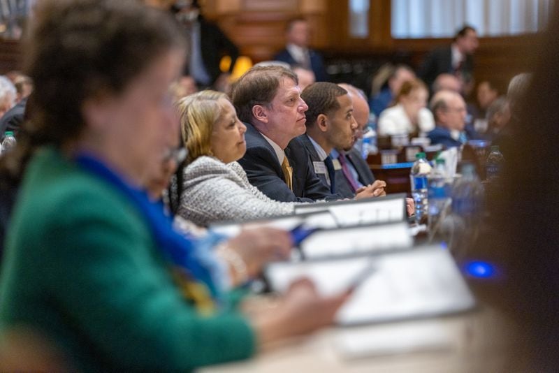 Today is the last day of the legislative session for Georgia lawmakers at the Capitol. (Arvin Temkar/The Atlanta Journal-Constitution)