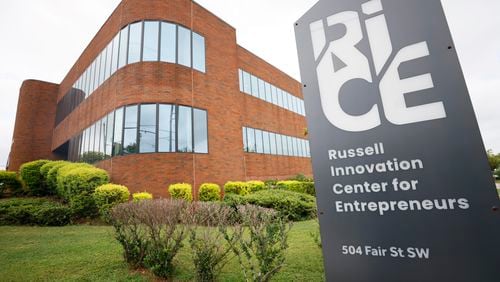 The Russell Innovation Center for Entrepreneurs is seen on Tuesday, August 29, 2023.
Miguel Martinez /miguel.martinezjimenez@ajc.com

Miguel Martinez /miguel.martinezjimenez@ajc.com