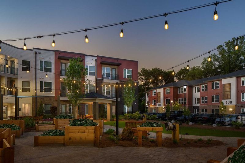 Grove Park Foundation teamed with Columbia Residential to build a 110-unit apartment complex in February 2022 in Atlanta, Georgia. (Grove Park Foundation)