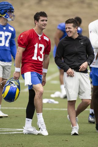 Stetson Bennett's first look in Rams' 2023 uniform has fans clowning rookie  QB - “This screams American Pie”