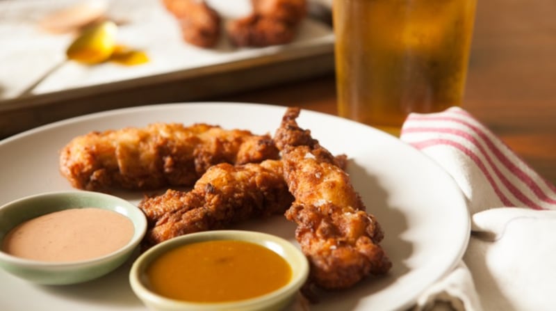 Add your own favorite dipping sauce or make one of Lang's sauces for your tenders.