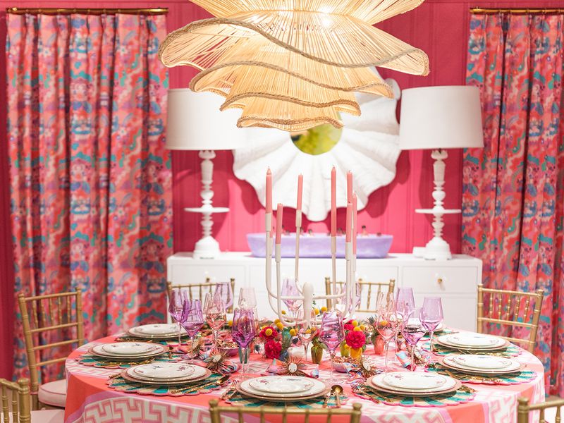 It would be hard not to have a good time in this colorful dining room from Colordrunk Designs.
(Courtesy of Colordrunk Designs)