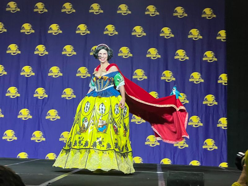 Carrie Giglio shows off her "Snow White: The Light Within" cosplay at Dragon Con in Atlanta on Friday, Aug. 30, 2024. Courtesy of Carrie Giglio