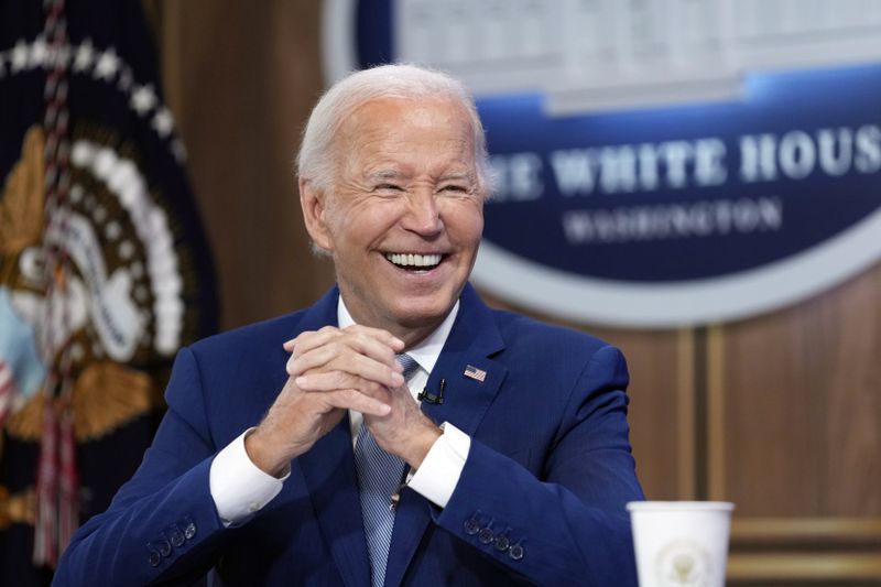 President Joe Biden is attending an event in Michigan today. 