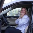 2025 Bibb County School District Teacher of the Year Sarah Mallett sits inside of her new car during the grand opening of Grand Infiniti on Saturday, Sept. 21, 2024, in Macon, Georgia. Mallett teaches at Howard Middle School and was awarded a year lease on a brand new Infiniti as a part of Grand Infiniti’s grand opening. (Photo Courtesy of Katie Tucker/The Telegraph)