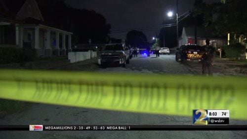 Several people were injured in a drive-by shooting in a southwest Atlanta neighborhood Friday night, police said.