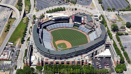 May 6, 2014 Atlanta: Aerials of Turner Field May 7, 2014. BRANT SANDERLIN /BSANDERLIN@AJC.COM .