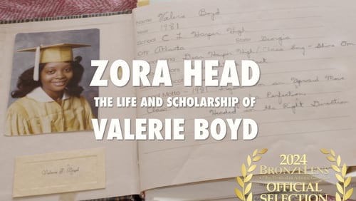 A new documentary about Valerie Boyd, the acclaimed biographer of Zora Neale Hurston, will air this Saturday at The Tara theater in Atlanta as part of the BronzeLens Film Festival. Photo courtesy of Adam Forrester/Emory University