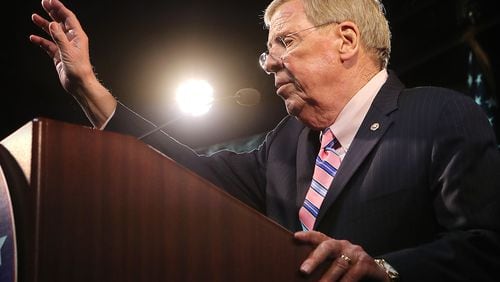 U.S. Sen. Johnny Isakson announced Wednesday that he will step down at the end of the year. That means that in 2020 Georgia voters will cast ballots in two U.S. Senate races. Curtis Compton /ccompton@ajc.com