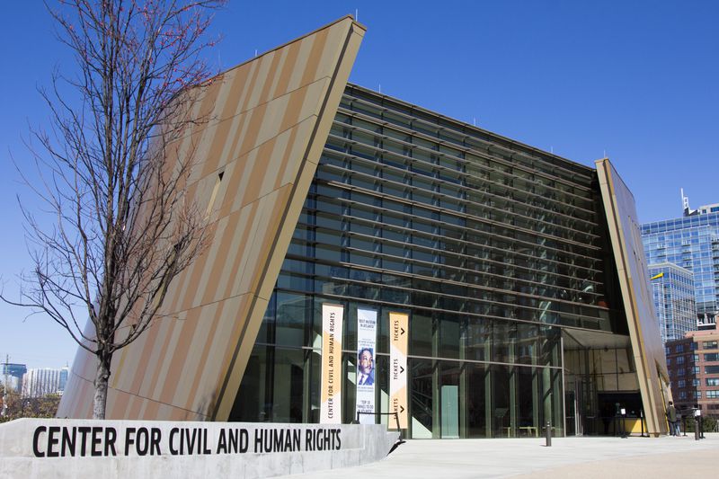 The Center for Human and Civil Rights is shown in Atlanta, Georgia, on Wednesday, March 14, 2018. (Reann Huber/The Atlanta Journal-Constitution/TNS)