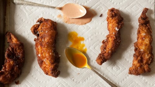You don't have to be a kid to appreciate crispy, tender chicken fingers.