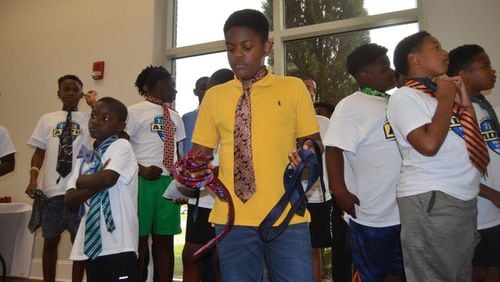 More than 50 area students participated in the Ties That Bind event held Wednesday at the Albany State University West Campus and hosted by the Phoebe Network of Trust. (Photo Courtesy of Alan Mauldin)