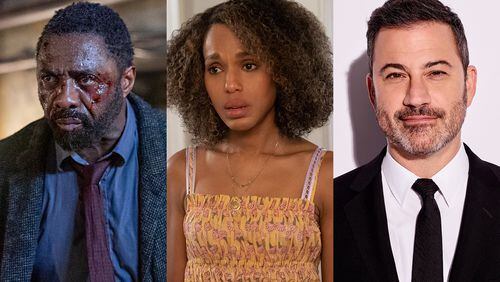 TV this week: Idris Elba is back as Luther in a new Netflix movie; Kerry Washington stars in Hulu's "Unprisoned" and Jimmy Kimmel hosts the Oscars on ABC. NETFLIX/HULU/ABC