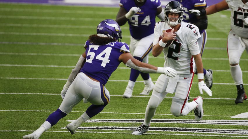 Falcons win their first game of the season, dominate Vikings 40-23