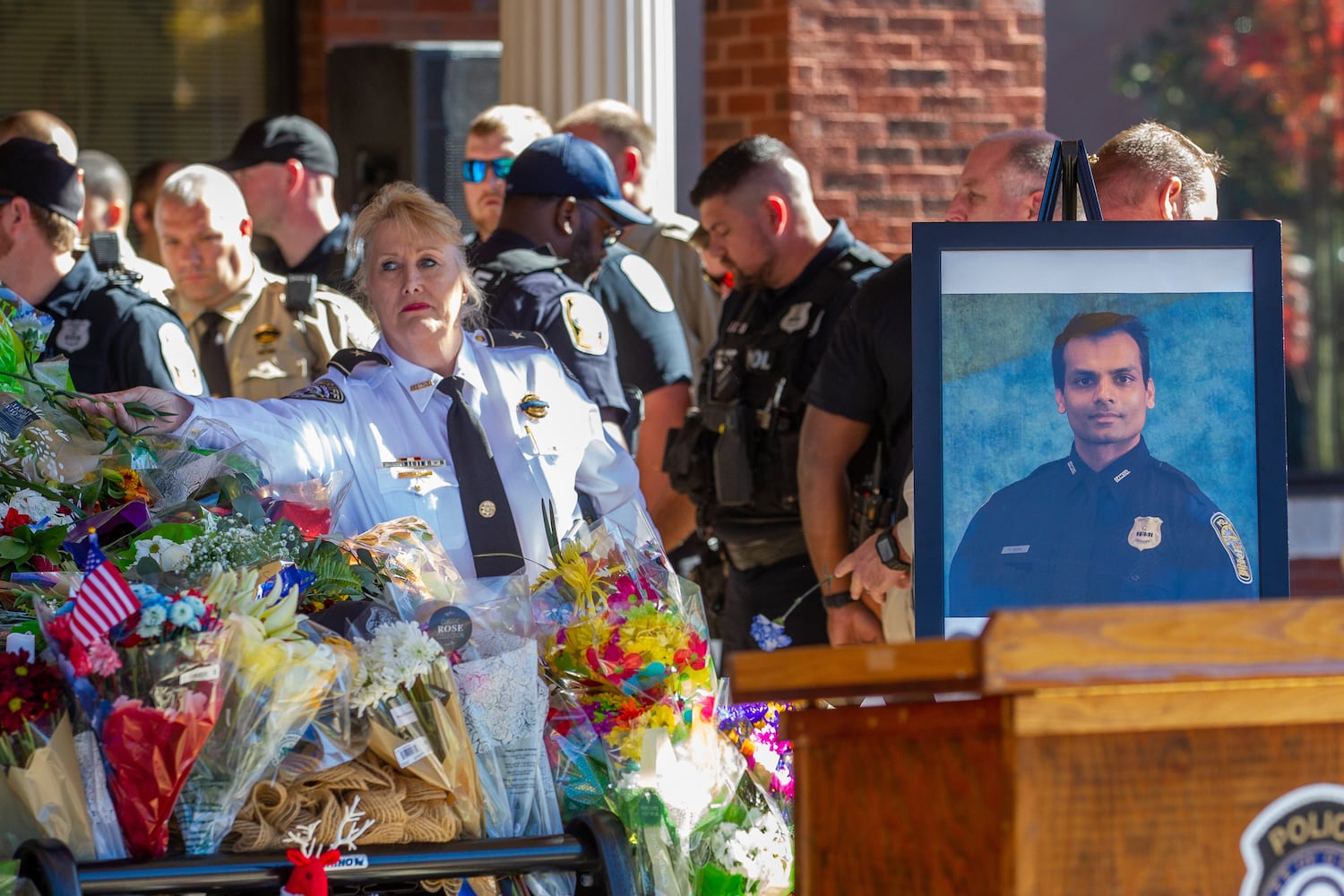 A community prayer vigil for Officer Paramhans Desai.