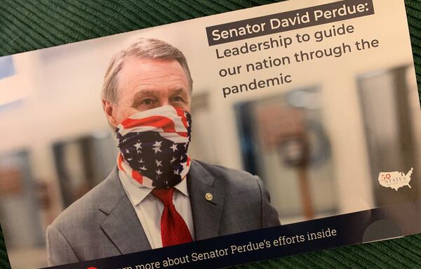 A pro-David Perdue flyer from 50 States Action Fund/Jim Galloway