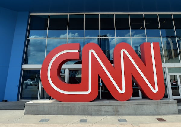 Exterior of CNN Center. 