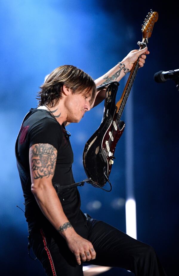 Keith Urban performs during the 2019 CMA Fest Sunday, June 9, 2019, at Nissan Stadium in Nashville, Tenn. He will headline the new ATL Live event at Mercedes-Benz Stadium