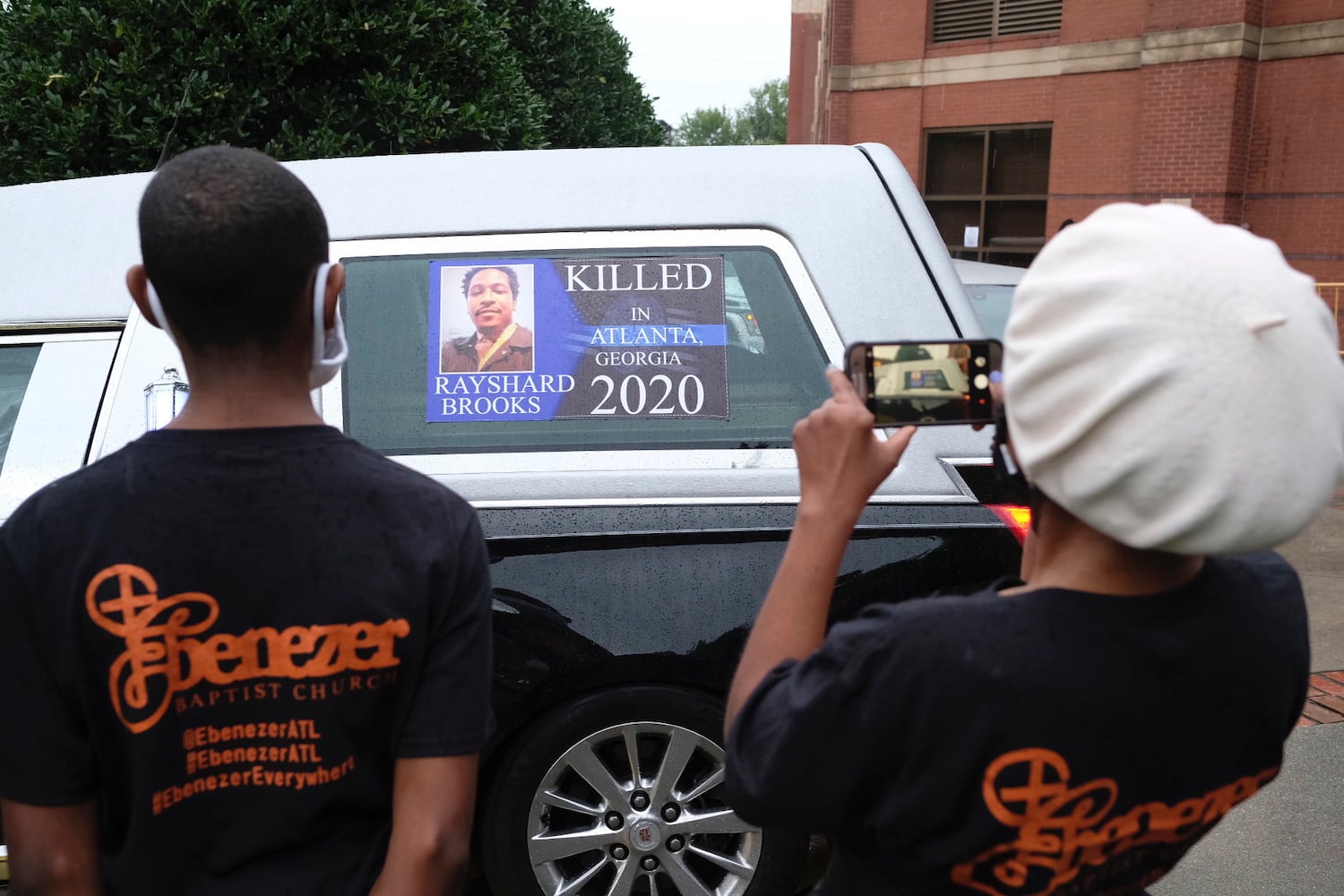 Photos: Service for Rayshard Brooks at Ebenezer