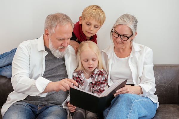 Reading to your grandchildren can help them prepare for going back to school.