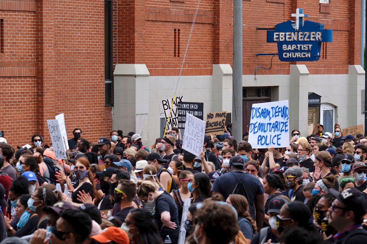 PHOTOS: 9th day of protests in Atlanta