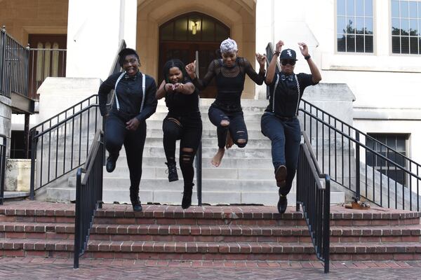 Meet The Txlips band. The Atlanta-based, all-black female rock band is trying to change the narrative of how black women are seen in music: (from left) Oya Watson, bassist; Gabriella Logan, guitarist; Dara Carter, keyboardist; and Monique Williams, drummer. CONTRIBUTED BY COURTNEY GURLIE