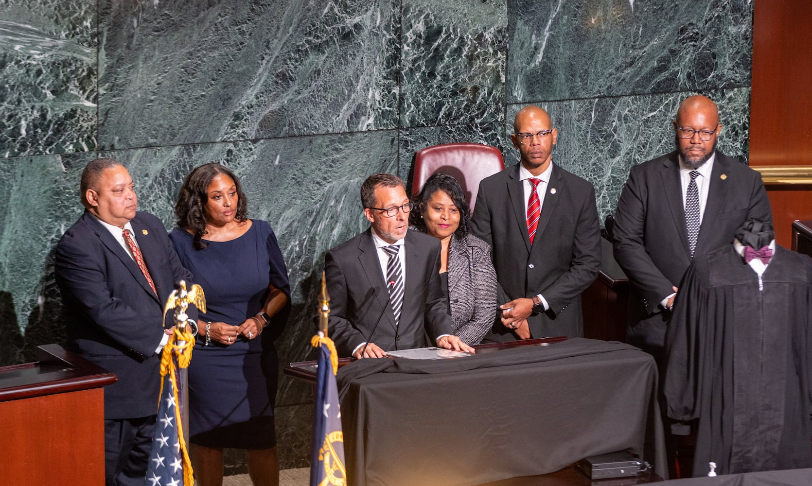 Marvin Arrington Sr. lies in state at Atlanta City Hall