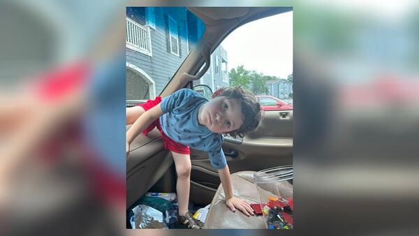 Alysia Nichols' son, William, survived last month's fire at their home in Cobb County. 