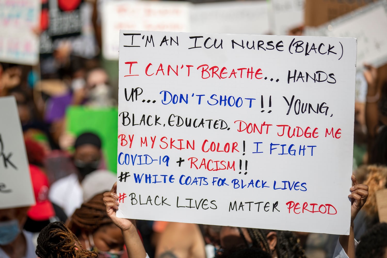 PHOTOS: Thousands march at Georgia Capitol as lawmakers return