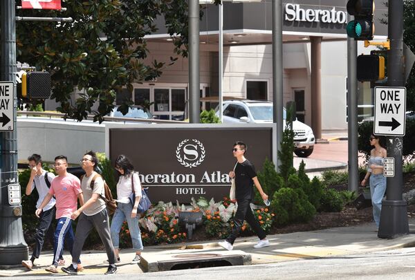 The Sheraton Atlanta is now tied to the largest Legionnaires’ outbreak ever in Georgia. (Hyosub Shin / Hyosub.Shin@ajc.com)