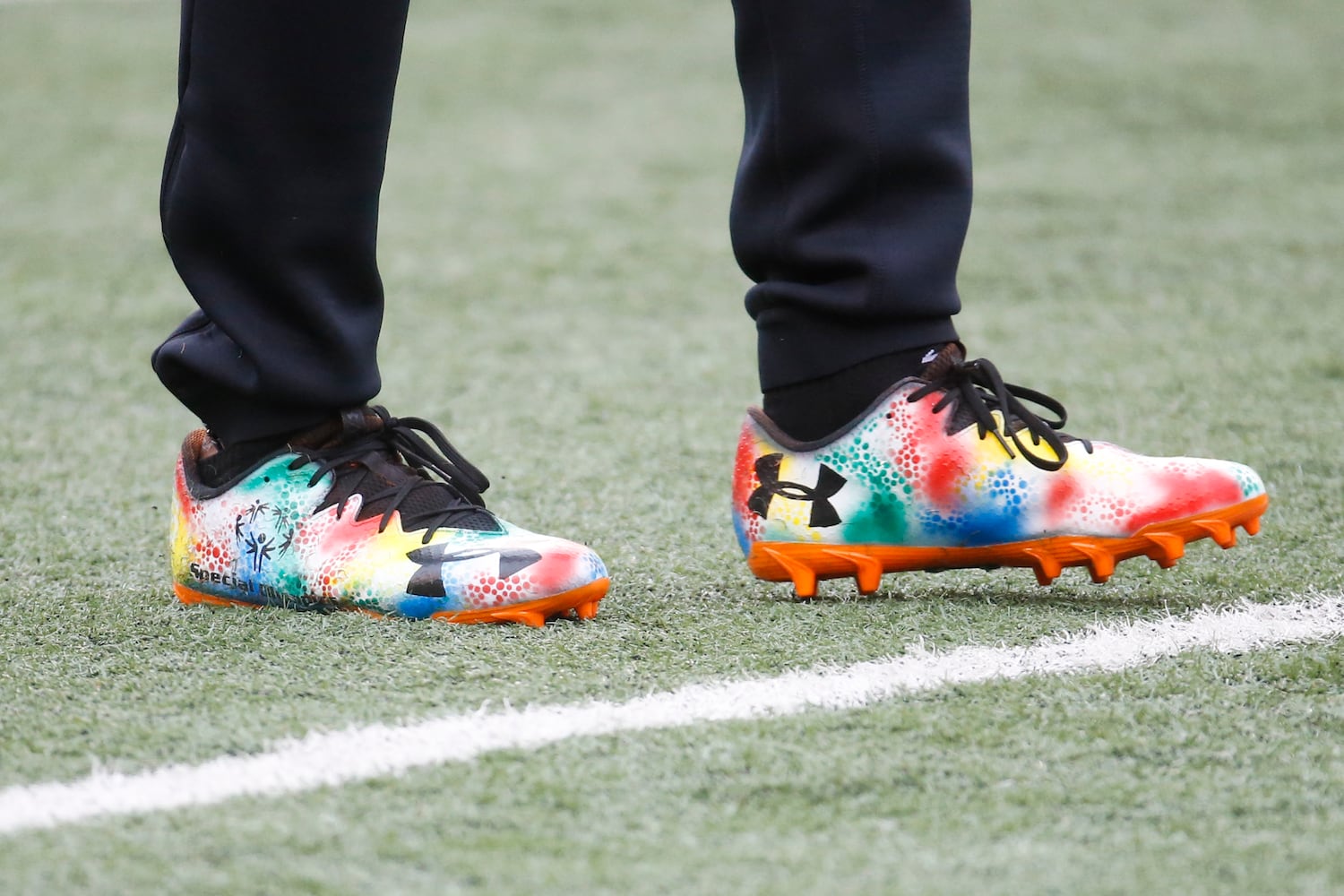 NFL players wear unique cleats