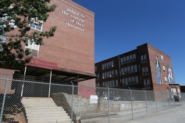 The Howard building is shown in 2015, before renovation work began. AJC file photo by BOB ANDRES  / BANDRES@AJC.COM